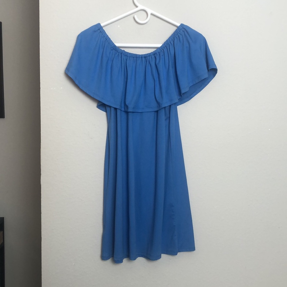 Off the Shoulder Ruffle Dress - Picture 3 of 4